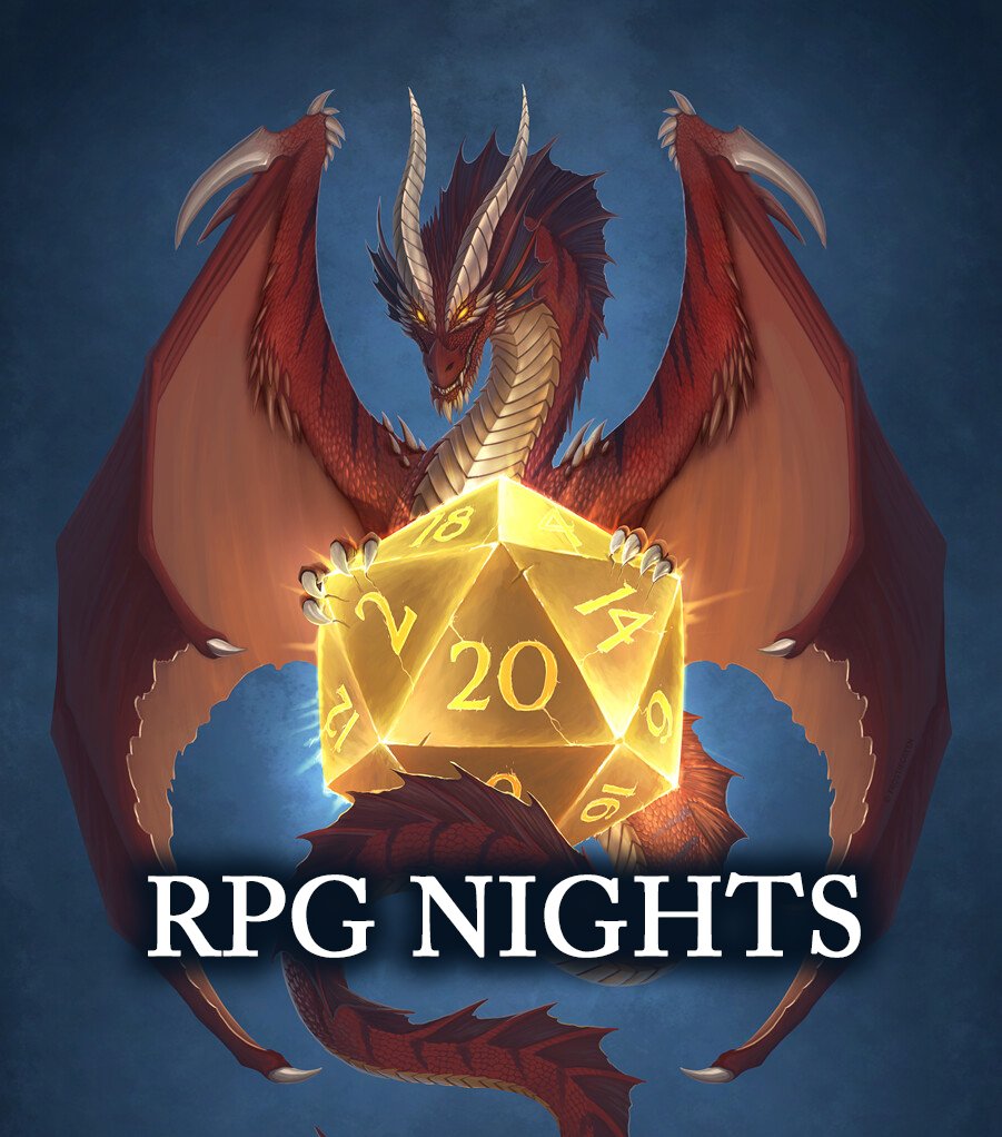 Thursday RPG Nights - 1 Opening in KIDS' Group. All Other Groups Currently Full. Check back for Openings.