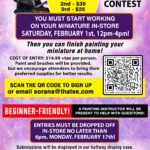 JABBERWOCK MINIATURE PAINTING CONTEST - NEW DATE! (Worcester Store)