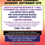 Pokemon Mega Evolution Pre-Release Tournament, 9/13/25 (Worcester Store)