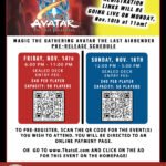 Magic the Gathering Avatar the Last Airbender Pre-Release Tournament - Friday, November 14th!