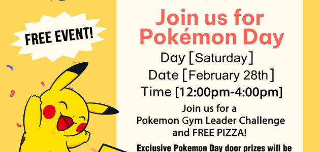 Pokemon Day 2026 Registration! (Worcester Store)