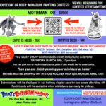 Mothman and Djinn Miniature Painting Contest Registration- (Worcester Store)