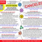 One-Shot Thursday APRIL EVENTS - Registration (Worcester Store)