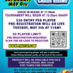 Pokemon "Chaos Rising" Pre-Release - 5/9/26 - (Worcester Store)
