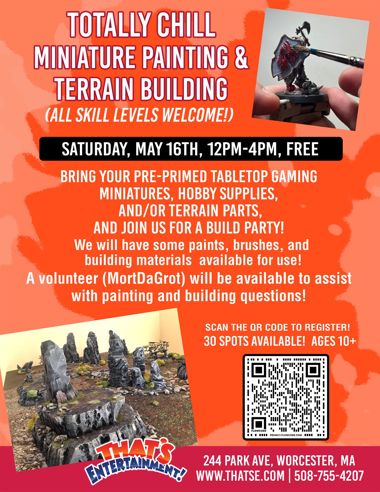 TOTALLY CHILL MINIATURE PAINTING & TERRAIN BUILDING - Worcester Store