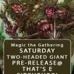 Magic the Gathering THE HOBBIT Pre-Release Tournament Saturday, Two-Headed Giant, August 8th, 4:30pm-8:00pm  - (FITCHBURG STORE)