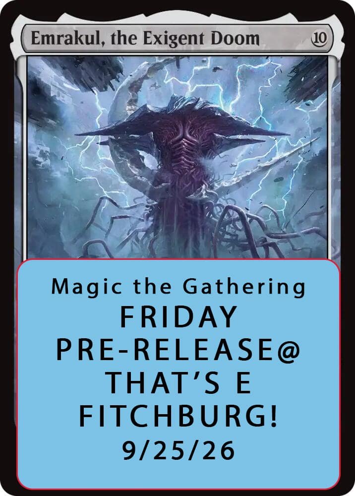 Magic the Gathering REALITY FRACTURE Pre-Release Tournament - Friday, September 25th - (FITCHBURG STORE)