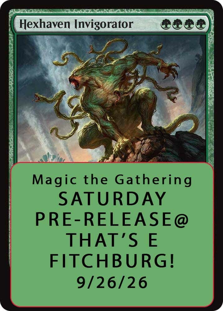 Magic the Gathering Reality Fracture Pre-release Tournament -Saturday, September 26th -(FITCHBURG STORE)